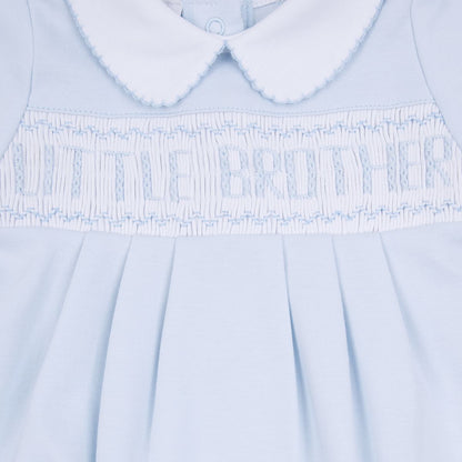 Little Brother Smocked Long Sleeve Bubble