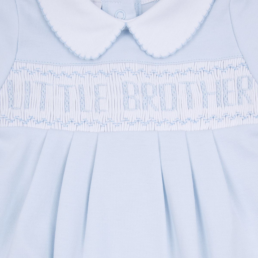 Little Brother Smocked Short Sleeve Bubble