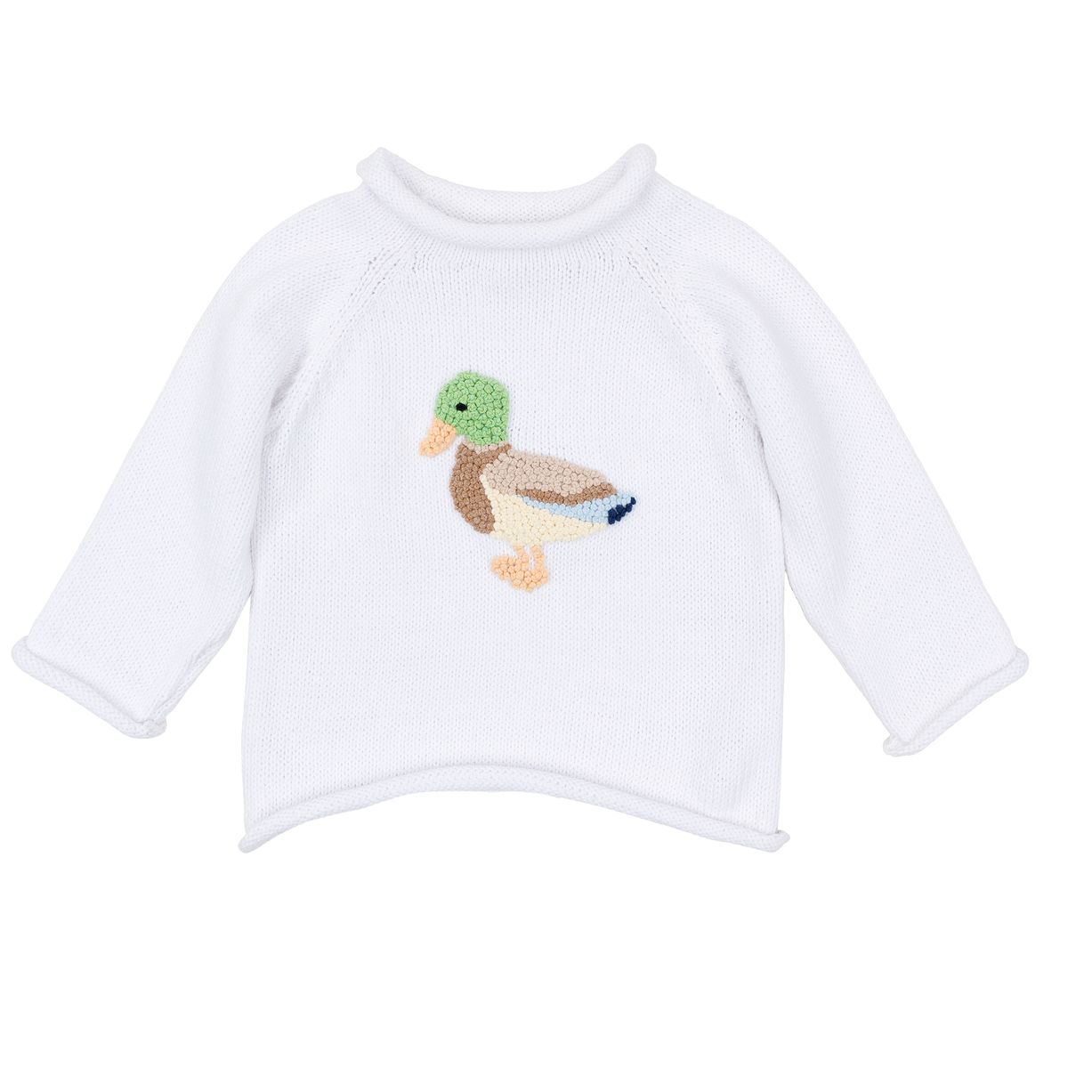 Mallard Moments Green Pullover Sweater
