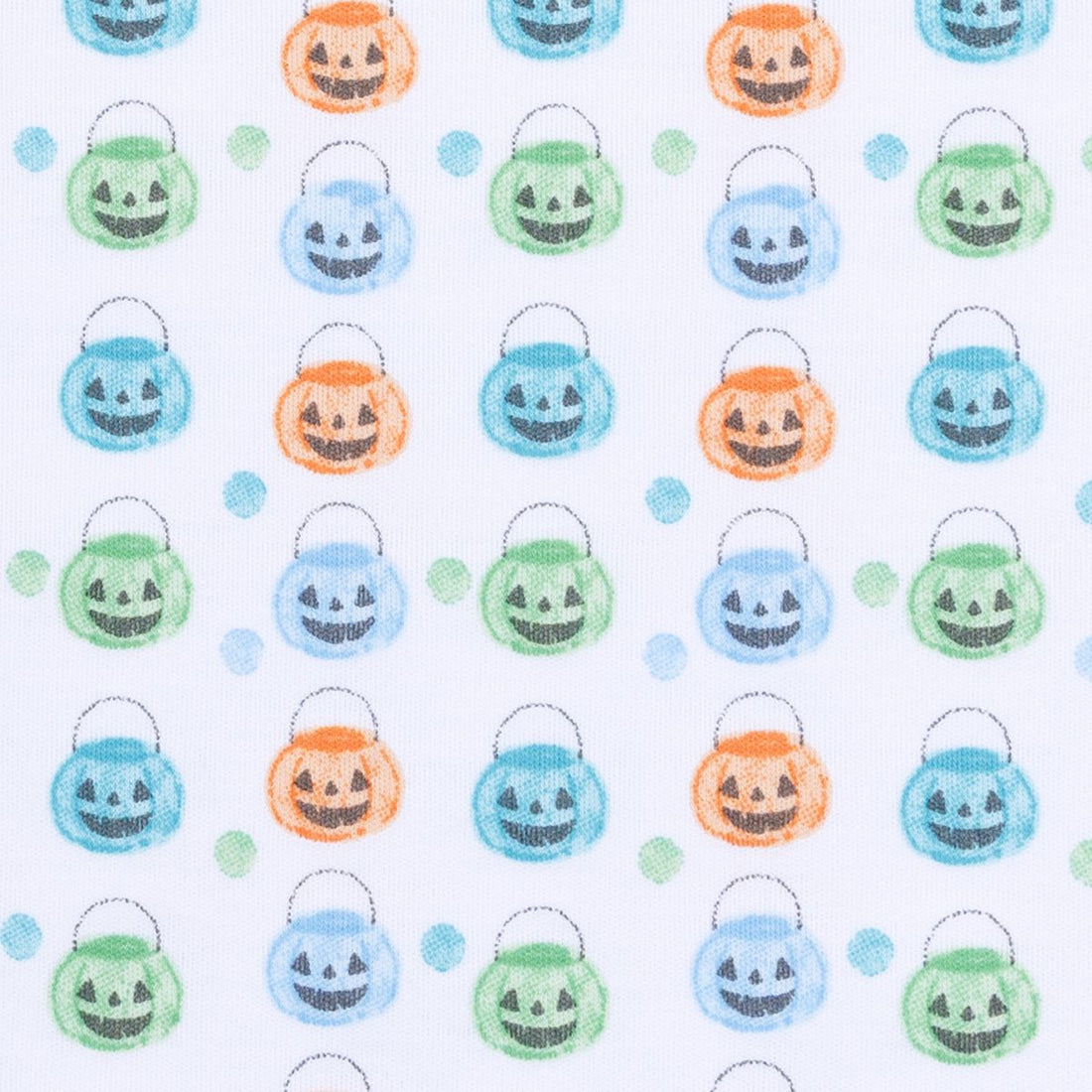 Pumpkin Party Print Bubble: Light Blue