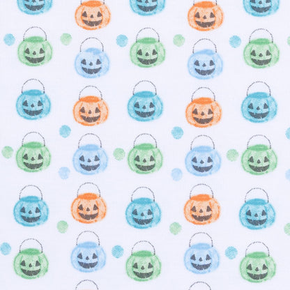 Pumpkin Party Print Bubble: Light Blue