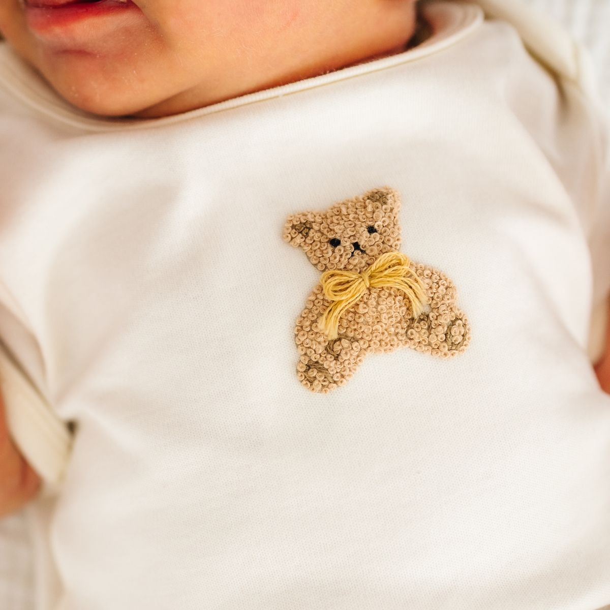 Bear Hugs Ivory Lap Bodysuit