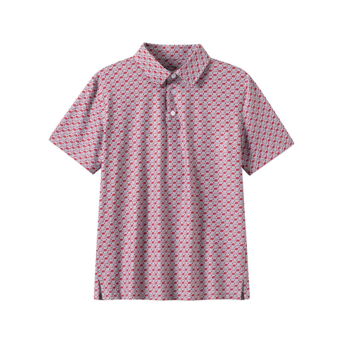 Crimson Elephant AL Outline Performance SS Polo