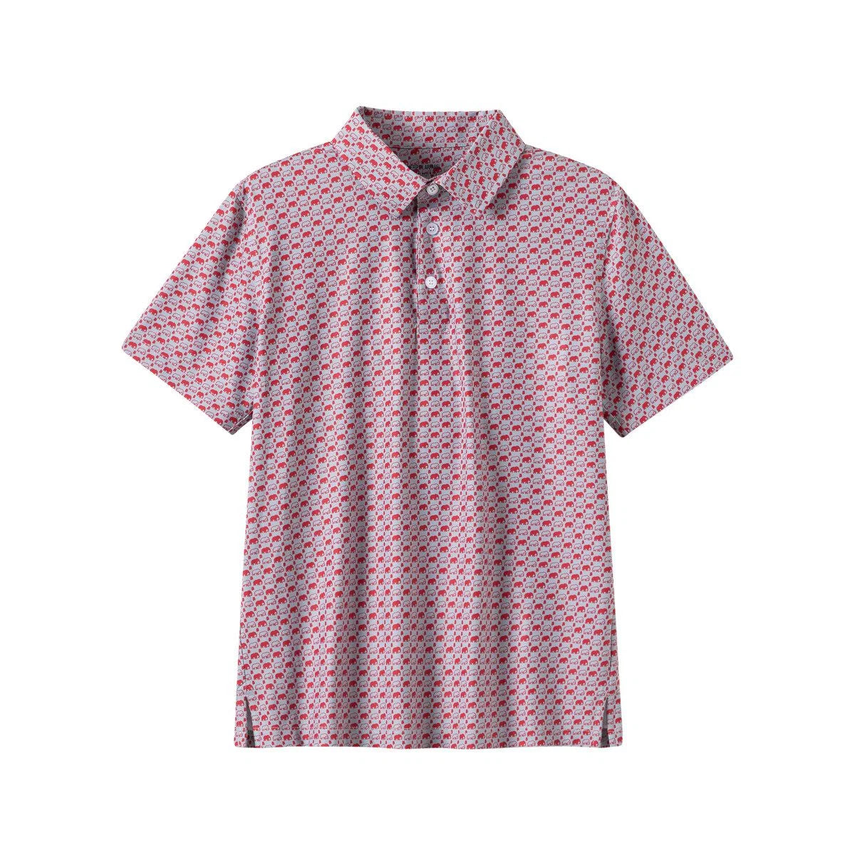 Crimson Elephant AL Outline Performance SS Polo