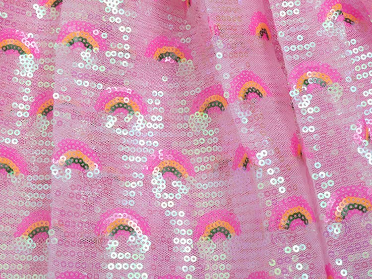 Sparkle Rainbow Tutu: Pink