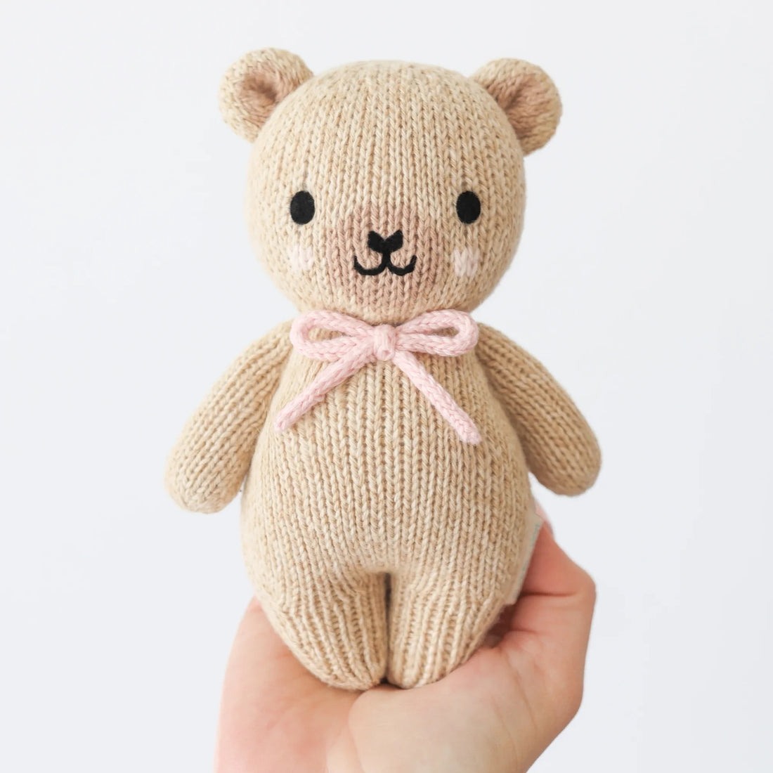 Cuddle + Kind Baby Honey Bear: Blush Bow