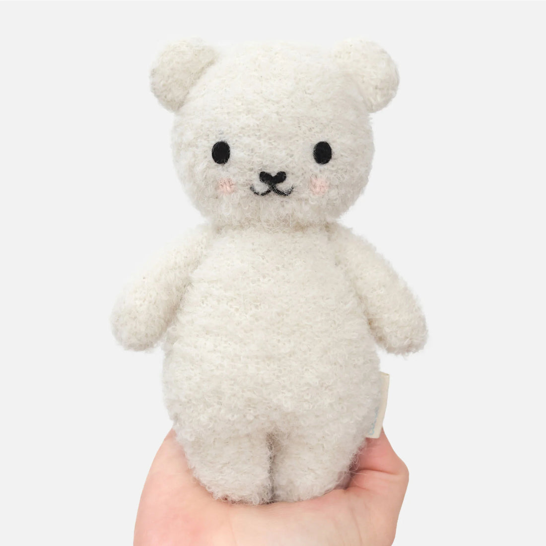 Baby Boucle Bear: Ivory