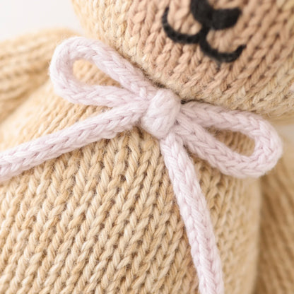 Baby Honey Bear: Lavender Bow