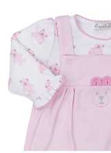 Kissy Kissy Beary Plaid Playsuit (Pink) - 2 piece set