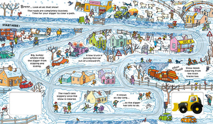 Wind-Up Digger Board Book