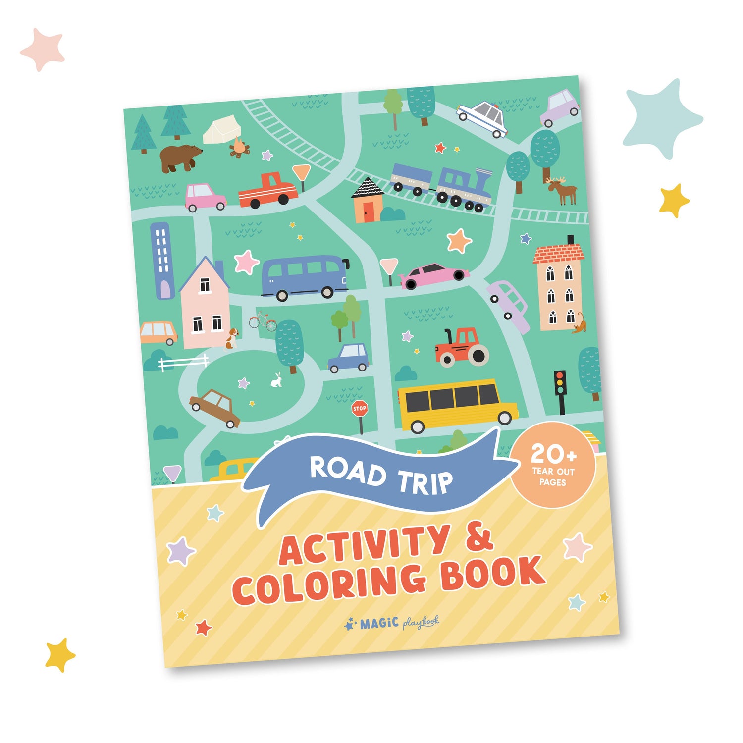 Road Trip Activity Book