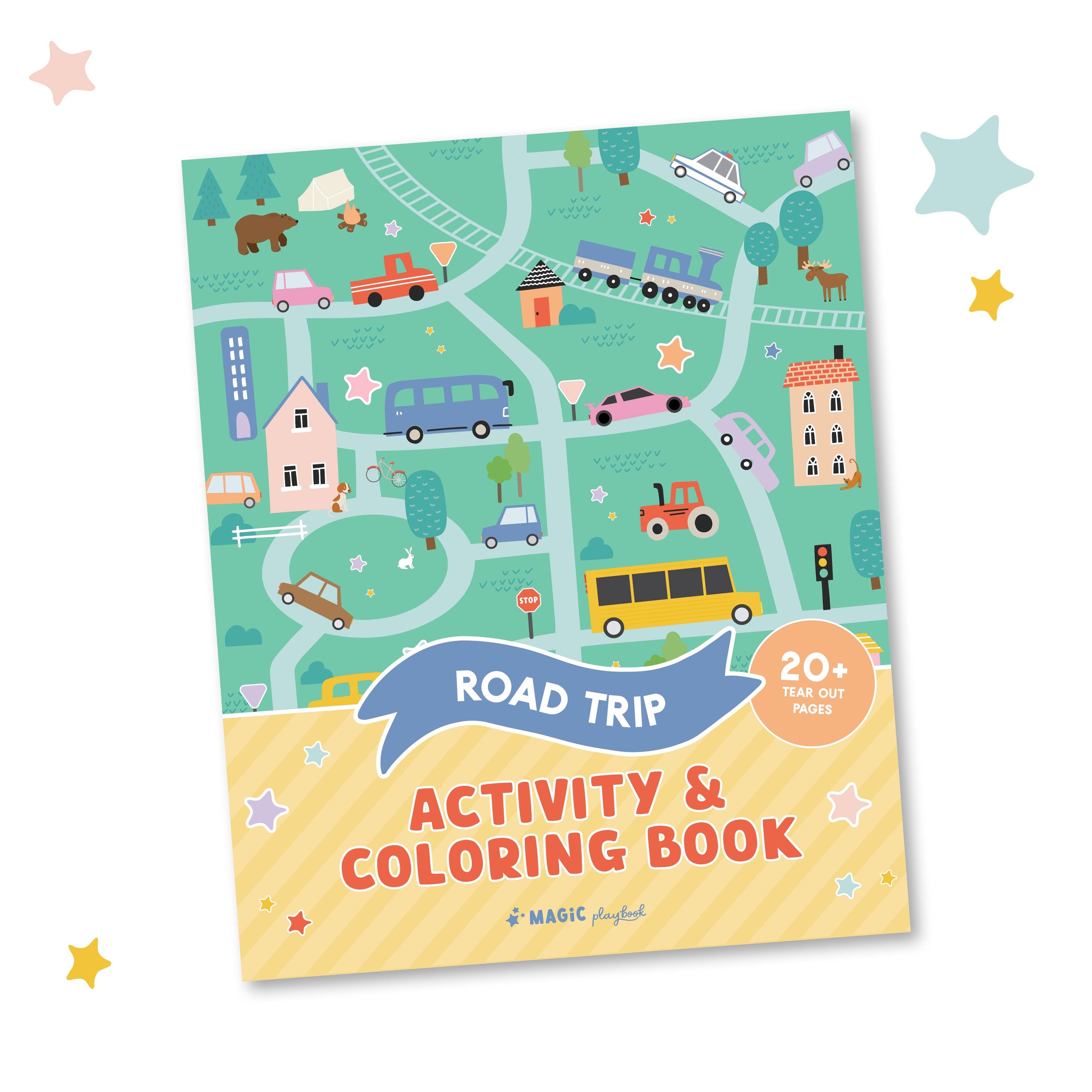 Road Trip Activity Book