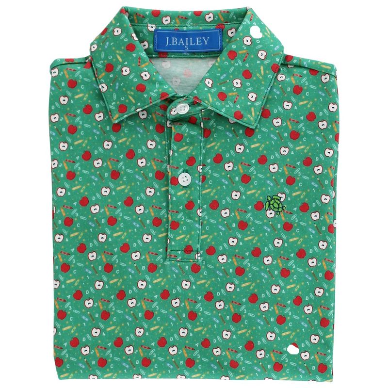 Back to School Print Sport Polo