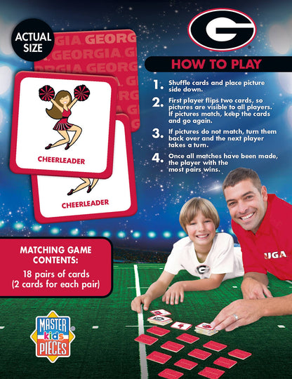 Georgia Bulldogs Matching Game