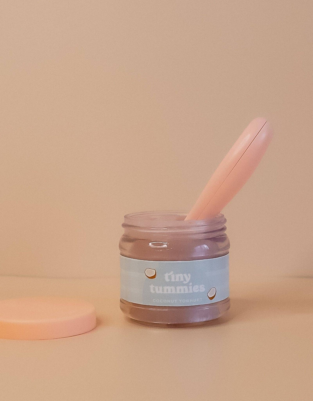 Coconut Yogurt Baby Doll Food with Jar and spoon