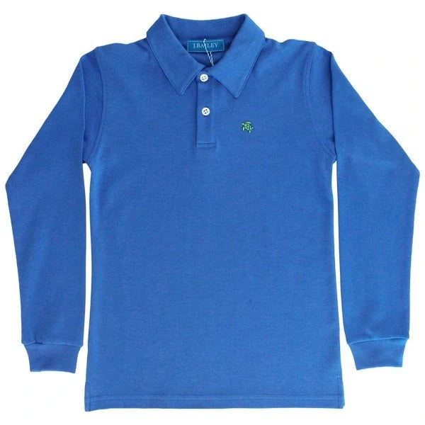 Bailey Boys Harry LS Polo: Dusk