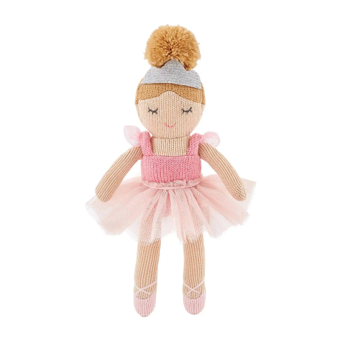 Mudpie Ballerina Knit Rattle