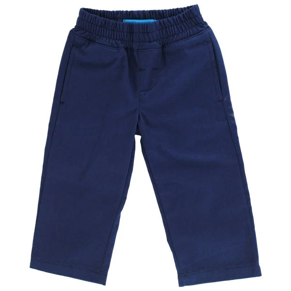 Bailey Boys Charlie Pull-On Pants: Navy Twill