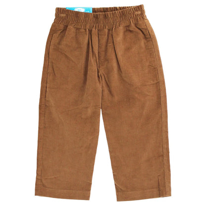 Bailey Boys Charlie Pull-On Pants: Brown Corduroy