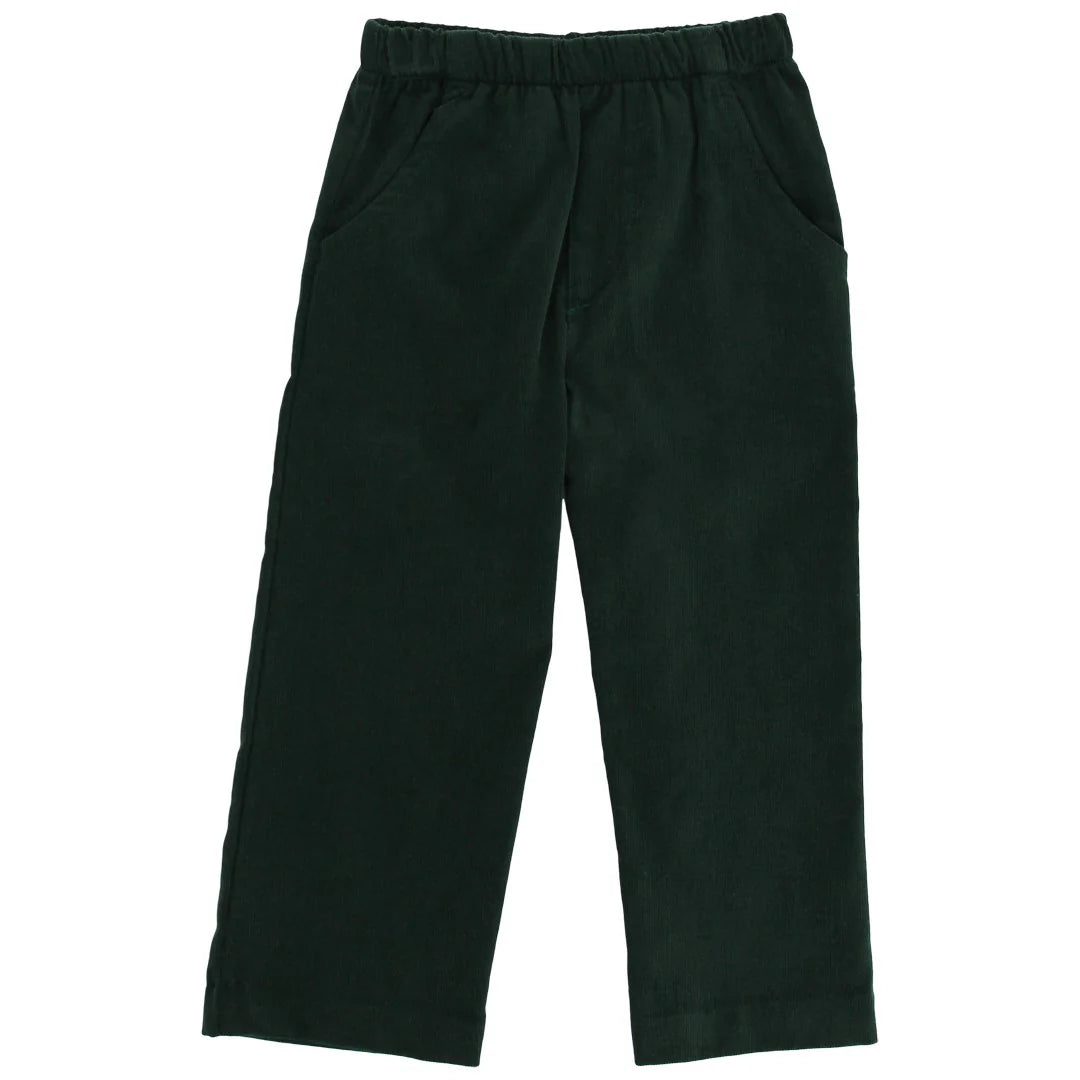 Bailey Boys Charlie Pull-On Pants: Forest Corduroy