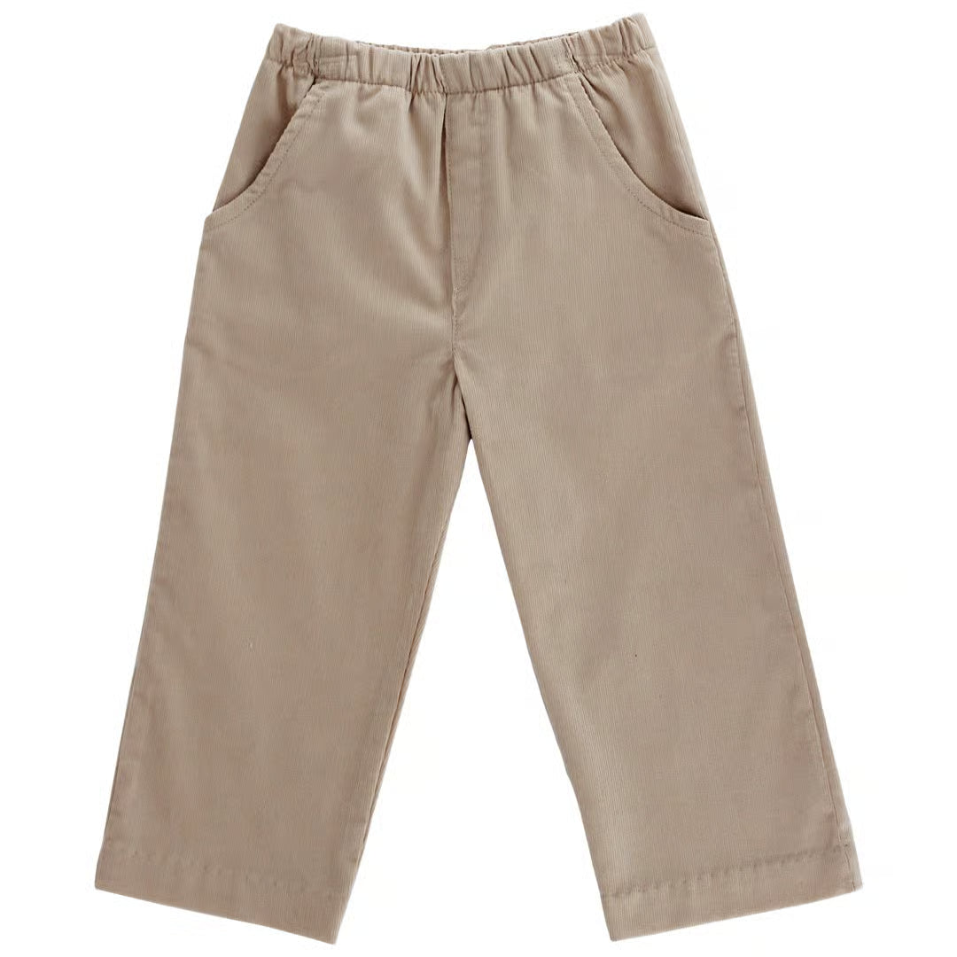 Bailey Boys Charlie Pull-On Pants: Khaki Corduroy