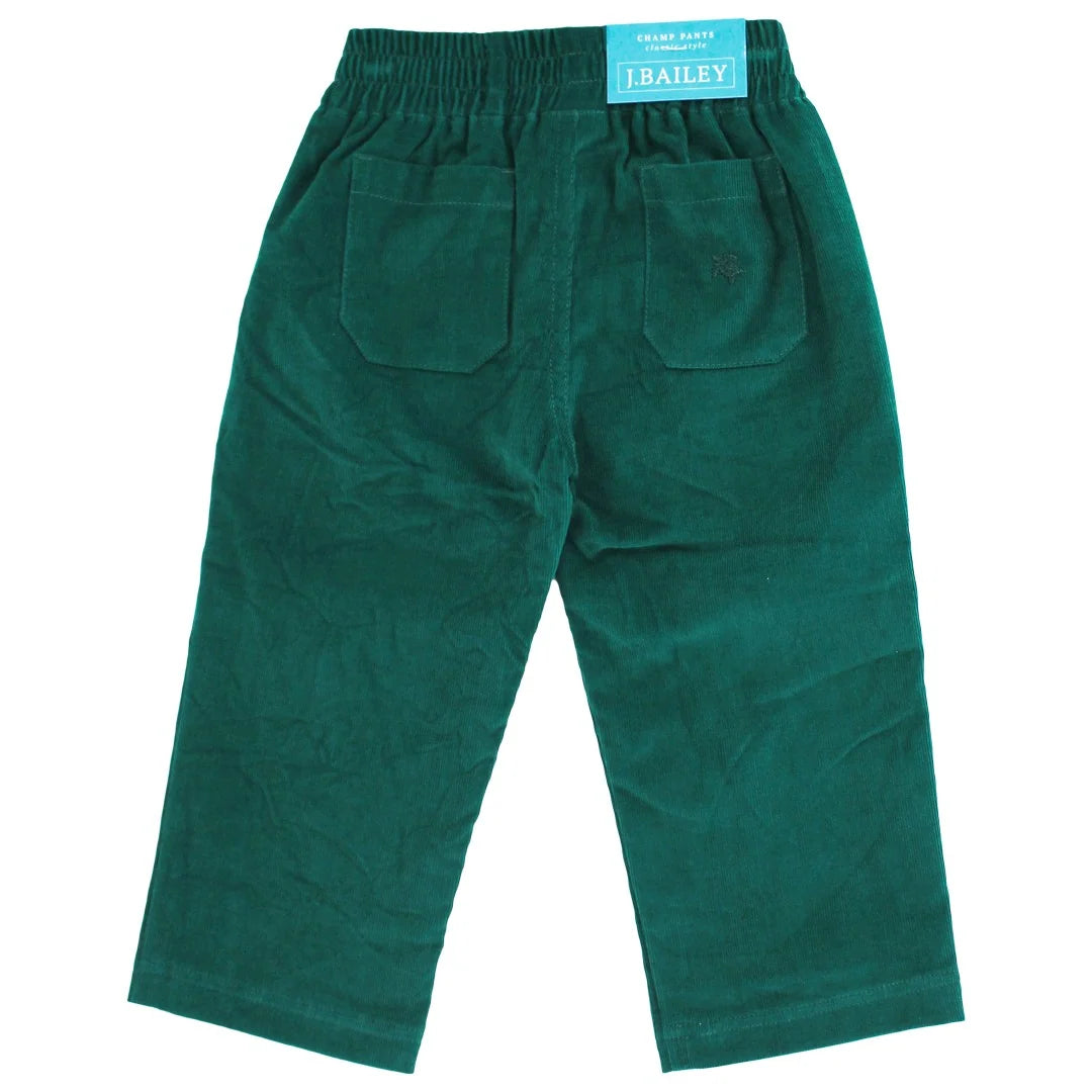 Bailey Boys Charlie Pull On Pant: Clover Corduroy
