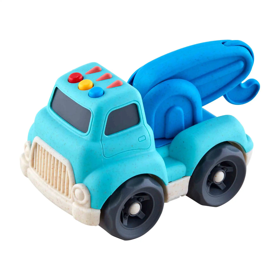 Mud Pie Blue (Tow Truck) Construction Toy Truck