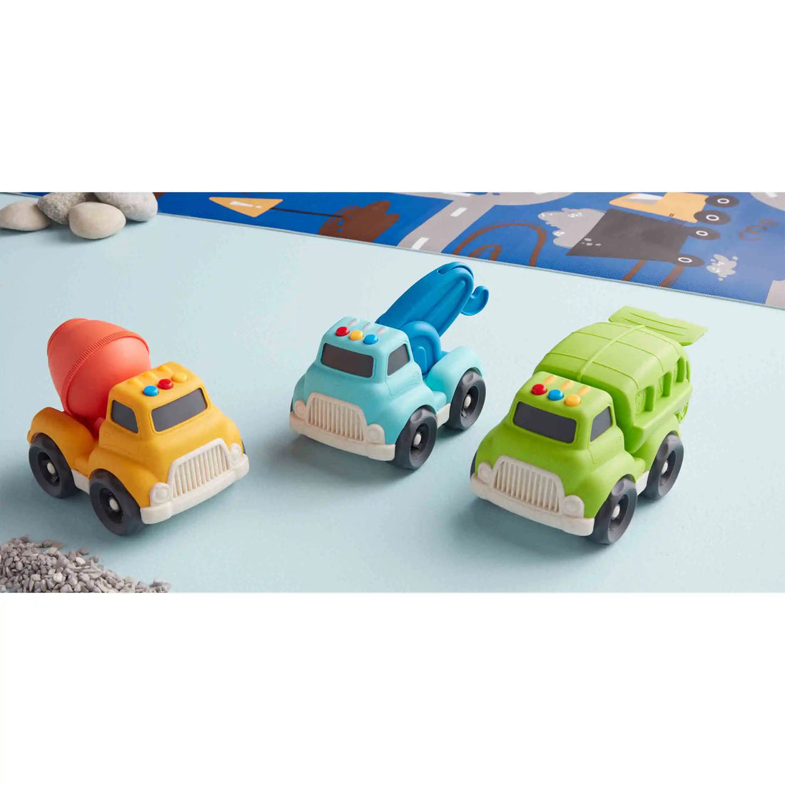 Mud Pie Yellow (Cement Mixer) Construction Toy Truck