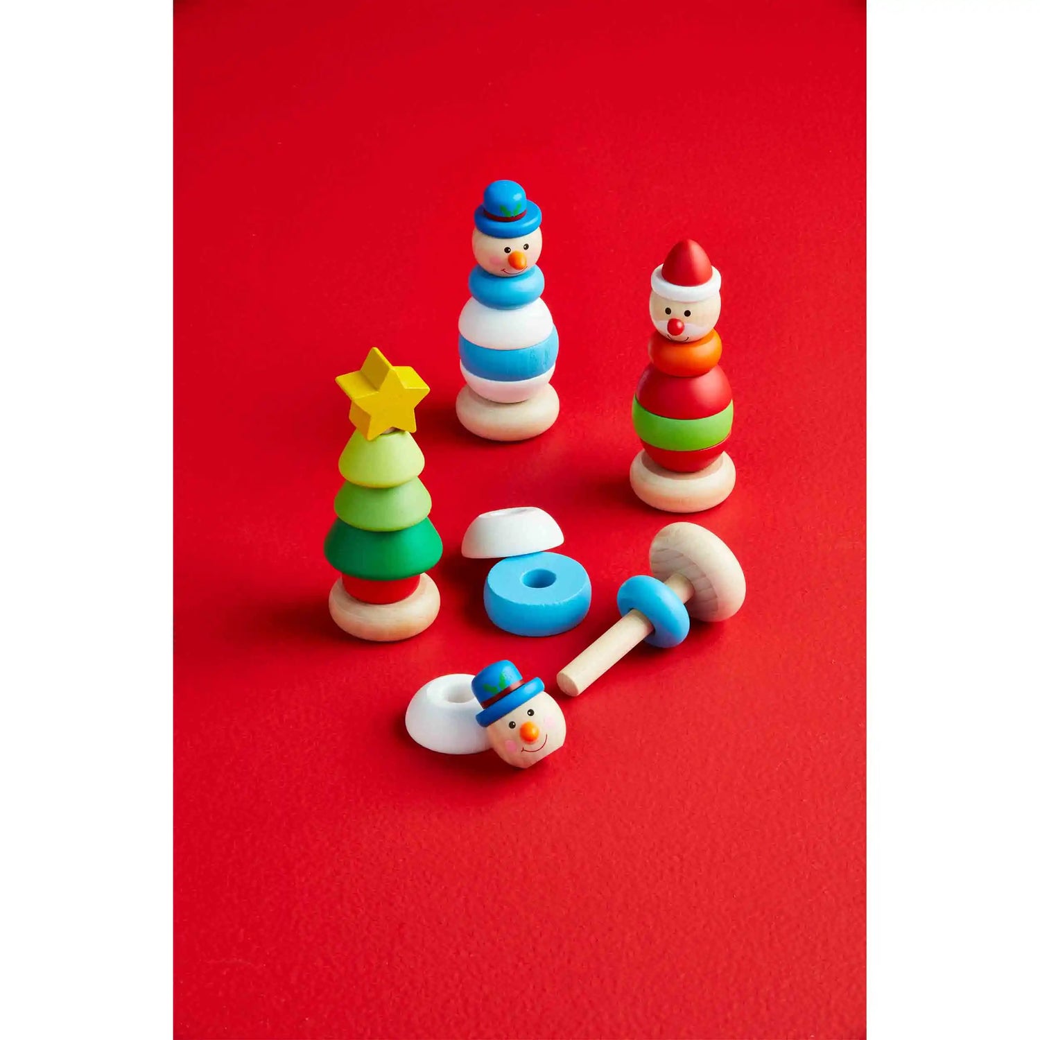 Mud Pie Snowman Stacker Toy