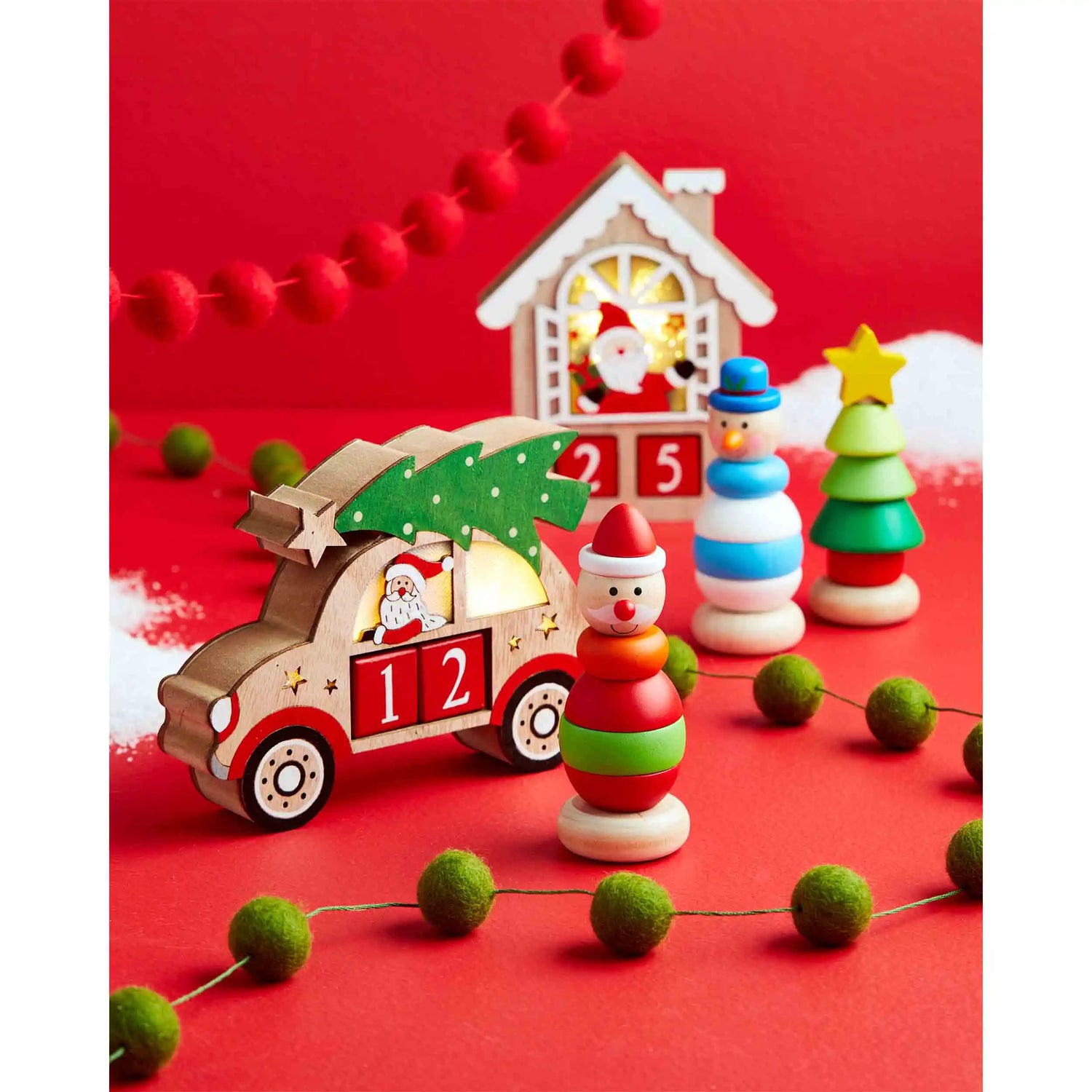 Mud Pie Snowman Stacker Toy