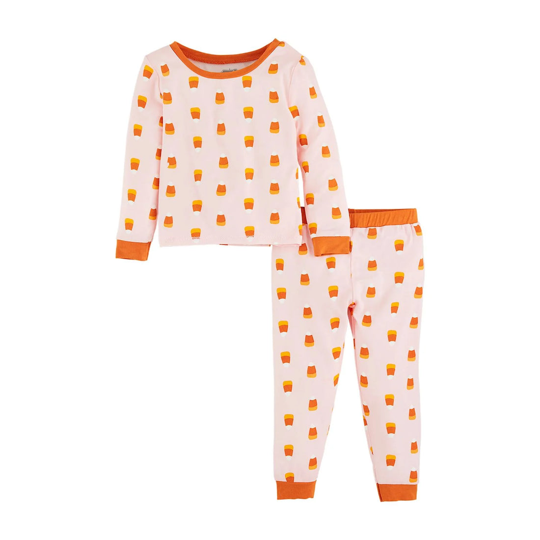 Candy Corn Pajamas: Light Pink