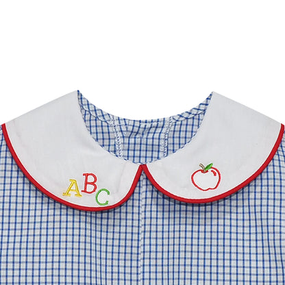 William Romper with ABC Embroidery