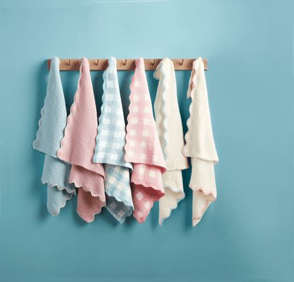 Pink Gingham Chenille Baby Blanket