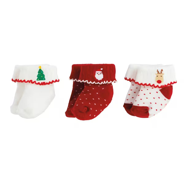 Baby Girl Christmas Sock Set