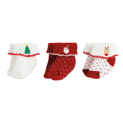 Baby Girl Christmas Sock Set