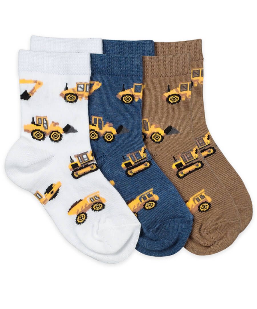 Jefferies Construction Pattern Crew Socks