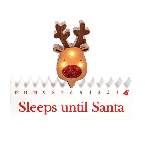 Reindeer Countdoown Block