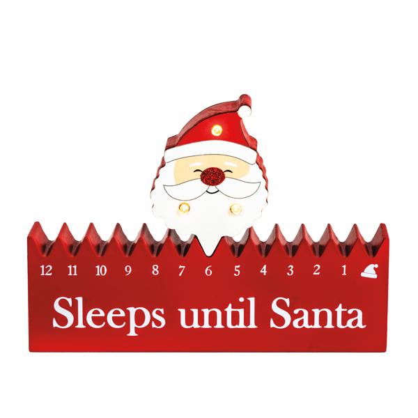 Santa Countdown Block