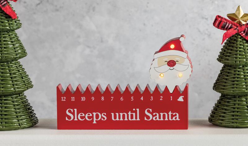 Santa Countdown Block