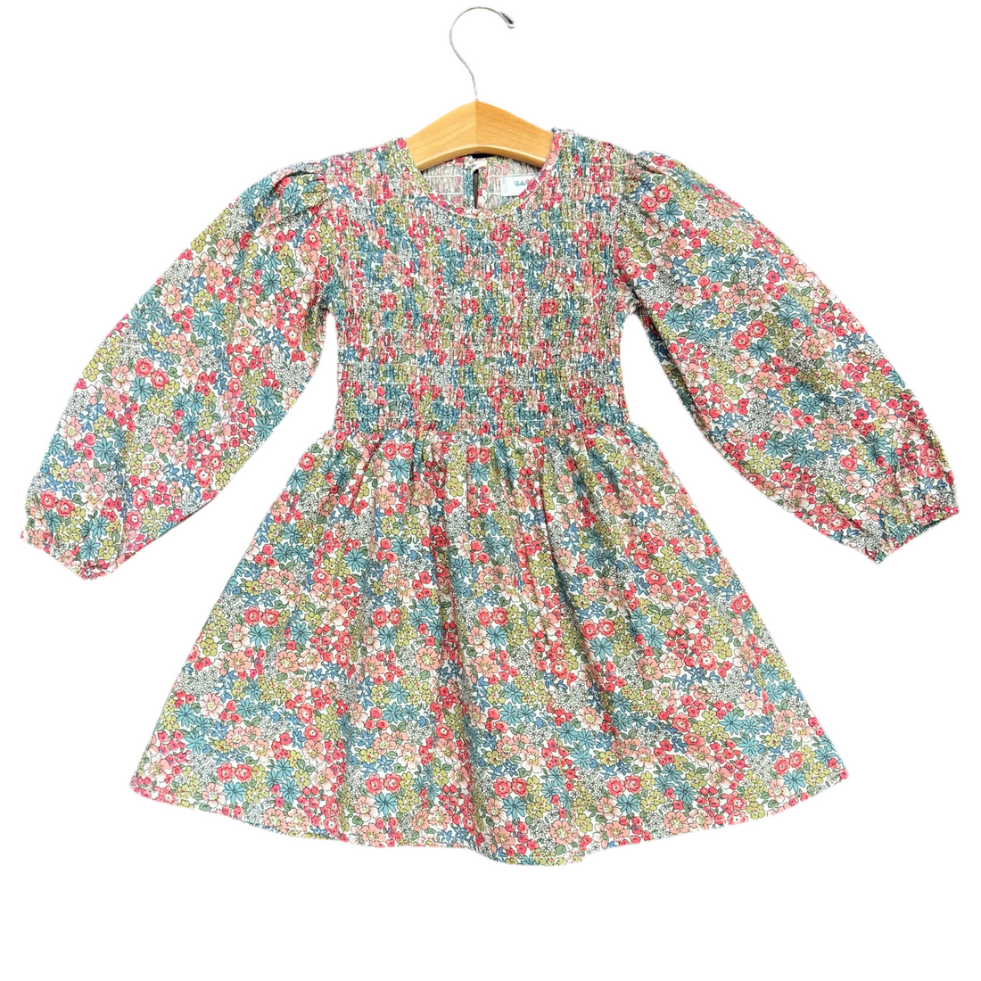 LS Smocked Bodice Dress