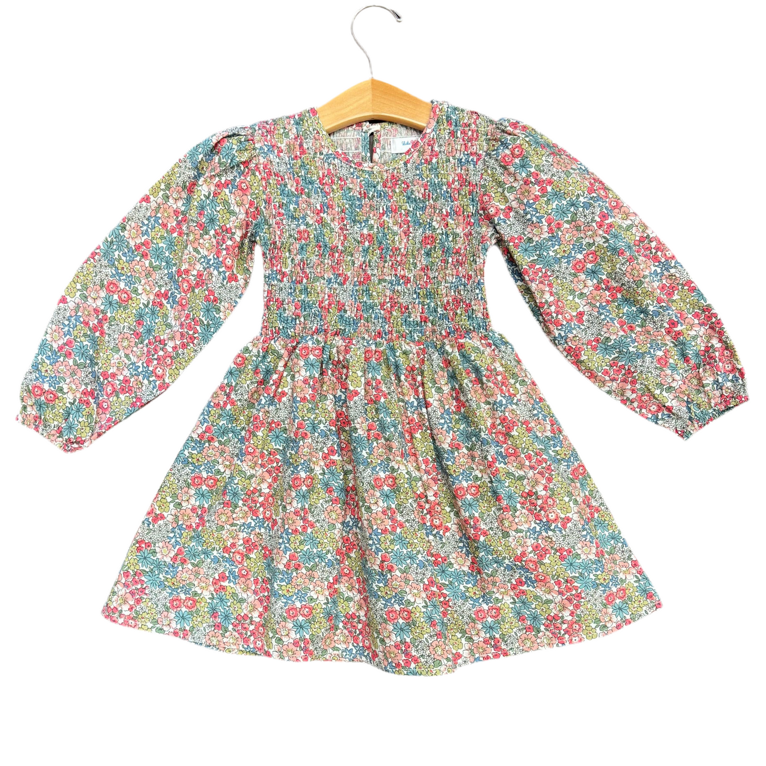 LS Smocked Bodice Dress