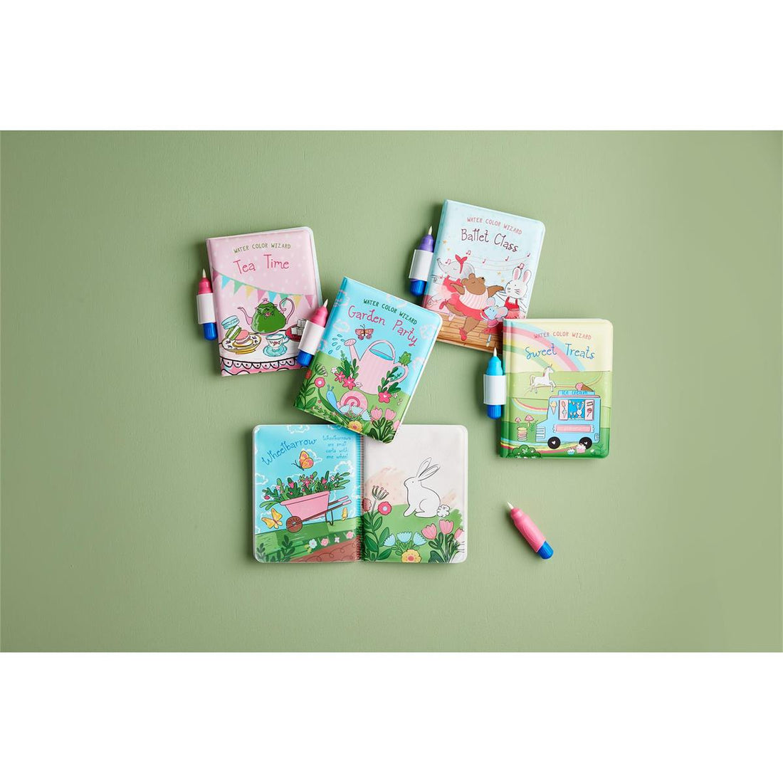 Girl Watercolor Wizard Books (4 Assorted Styles)