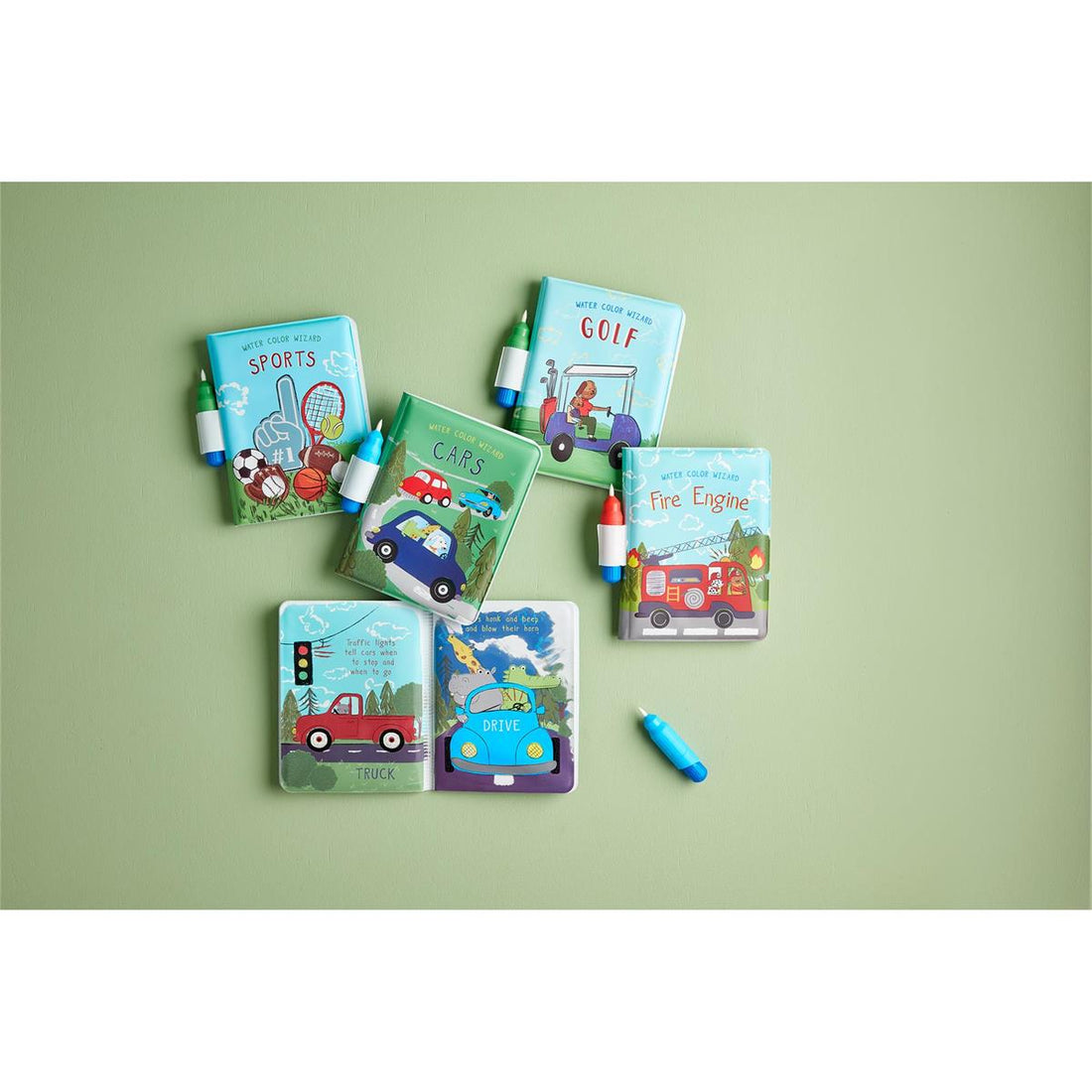 Boy Watercolor Wizard Books