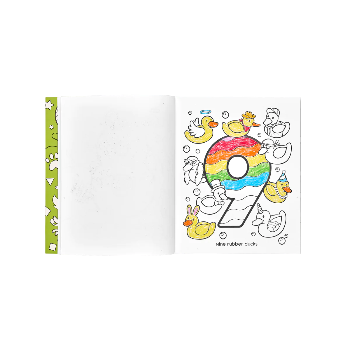 123: Shapes + Numbers Toddler Coloring Book