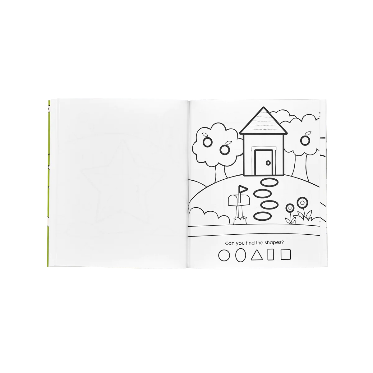 123: Shapes + Numbers Toddler Coloring Book