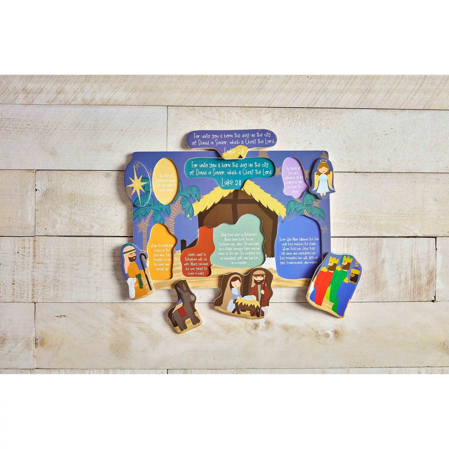 Mud Pie Nativity Story Wood Puzzle