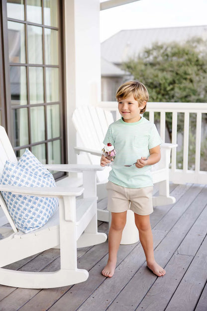 TBBC Twill Sheffield Shorts: Keenland Khaki