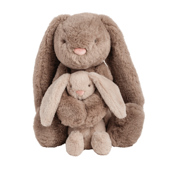 Mama &amp; Baby Bunny Plush Set