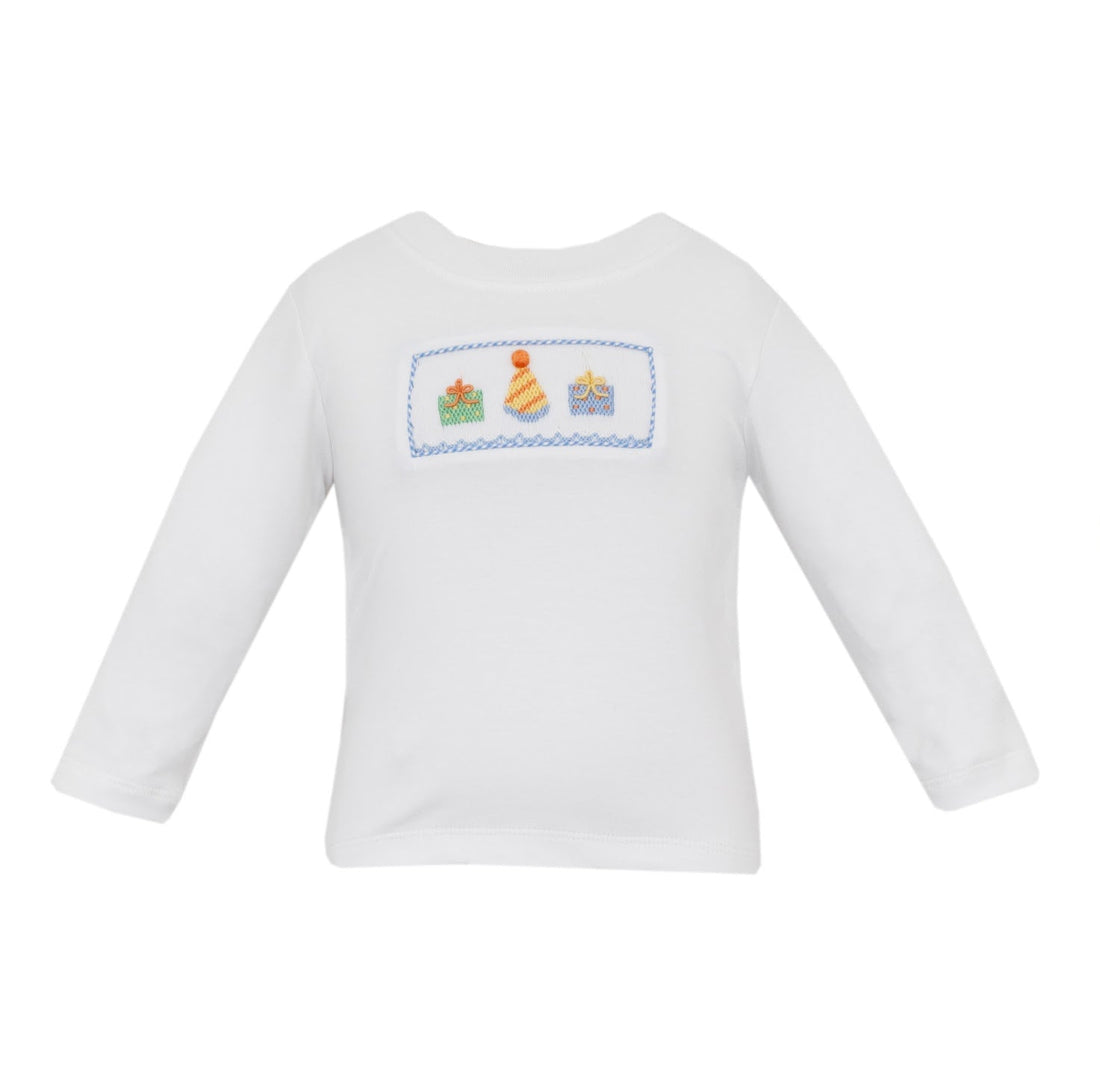 Boys LS Birthday Smocked T-Shirt