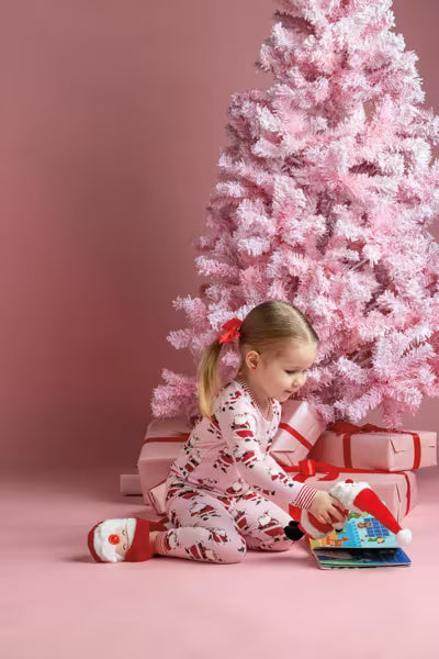 Santa Light-Up Christmas Slippers